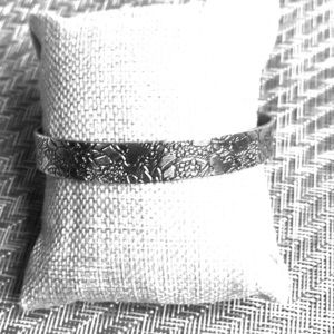 Sterling silver cuff 7 1/8 inches and 3/8 wide